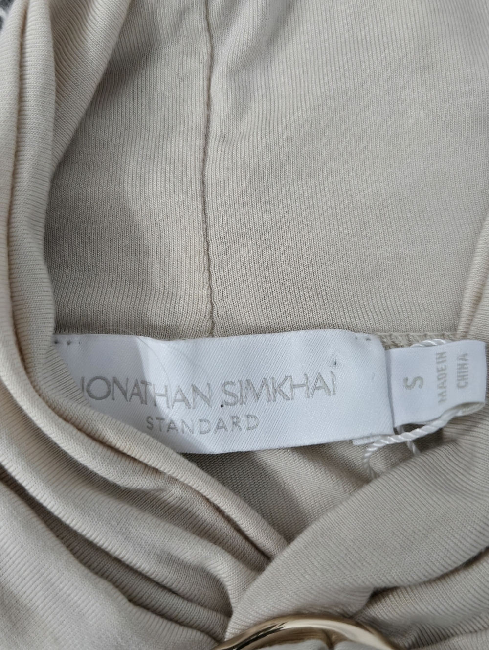 NWOT Jonathan Simkhai Lindsey Mock Neck Ruched Halter Top Shell - Picture 7 of 11